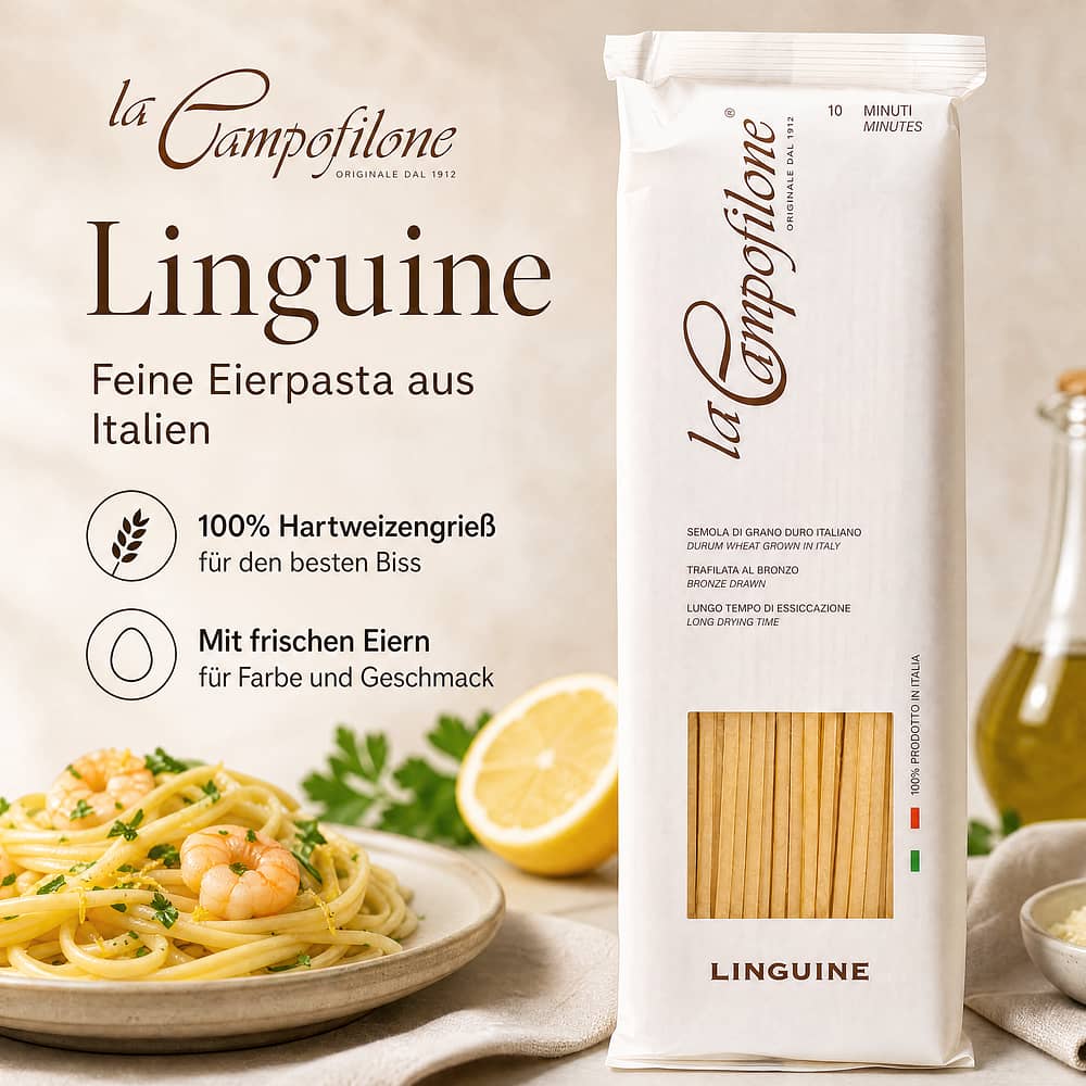 La Campofilone Linguine 500 Gramm Produktbild