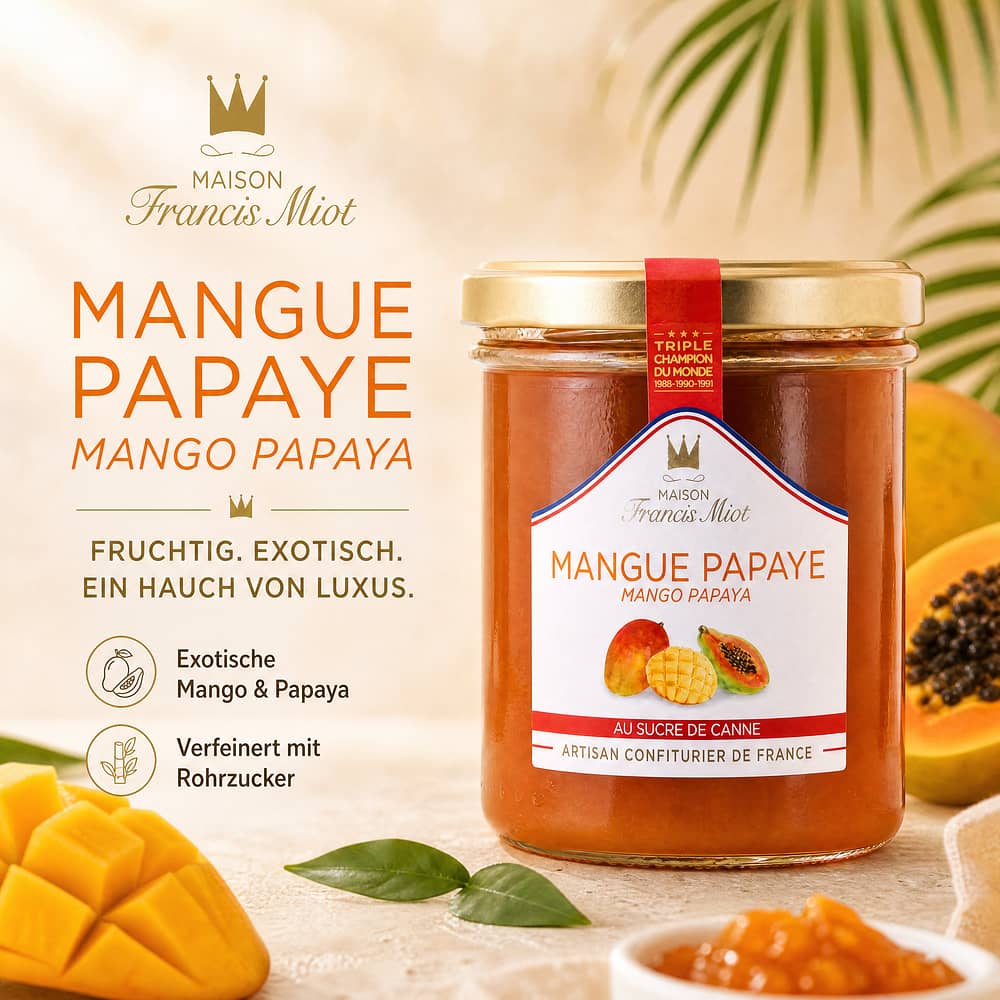 Maison Francis Miot Mangue Papaya Mango-Papaya 220 Gramm Produktbild