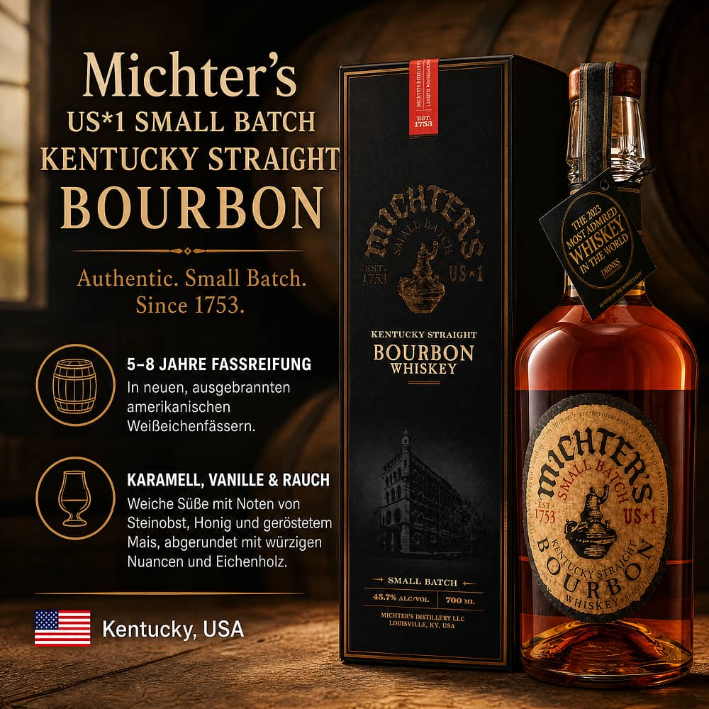 Michter's US*1 Small Batch Kentucky Straight Bourbon 0,70 Liter/ 45.7% vol Produktbild