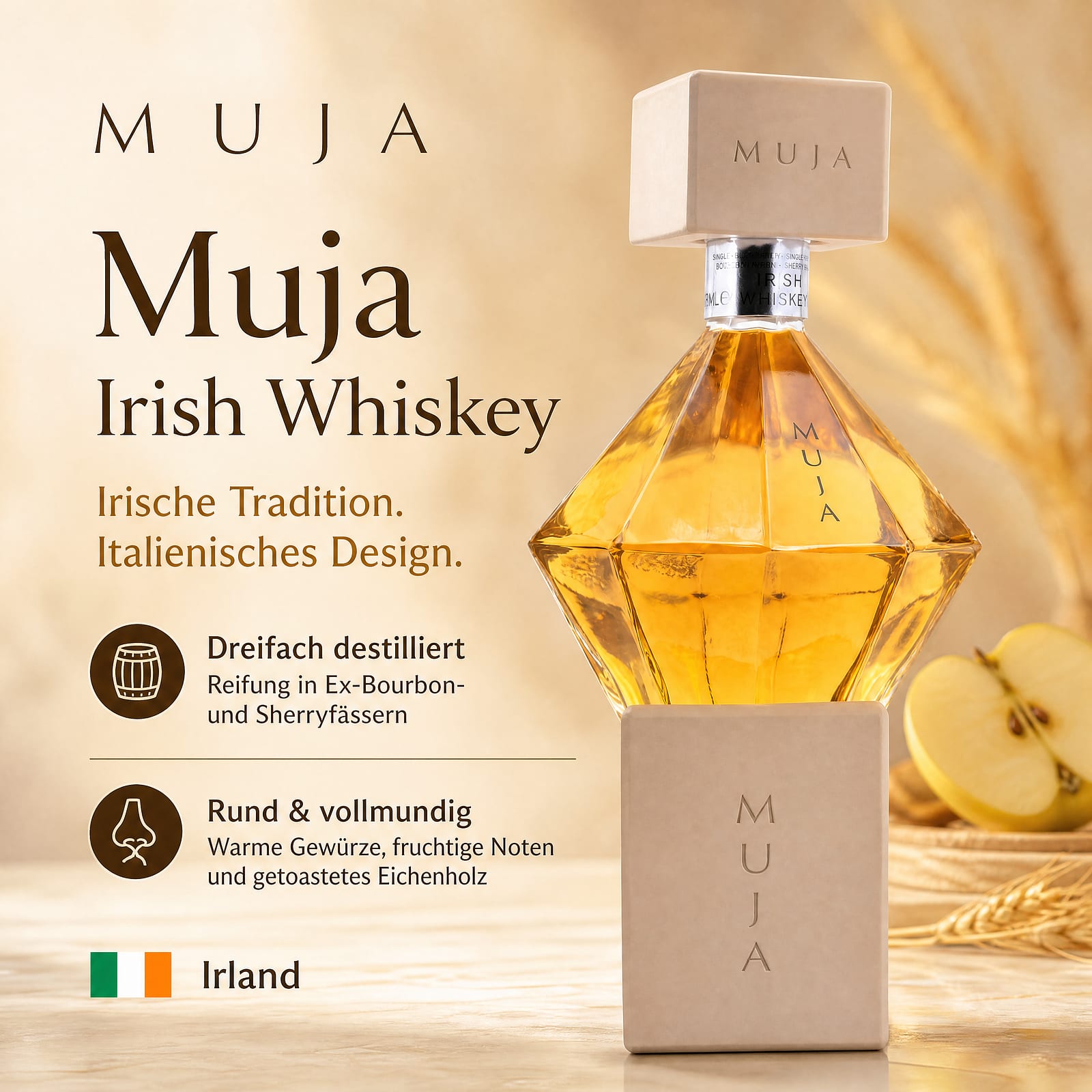 Muja Irish Whiskey 0,50 Liter/ 42.0% vol