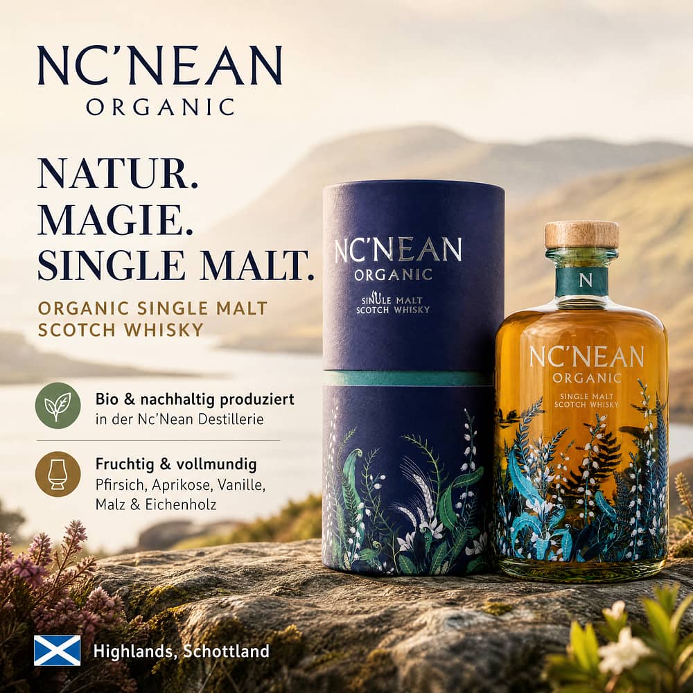 Nc'Nean Organic Single Malt 0,70 Liter/ 46.0% vol Produktbild