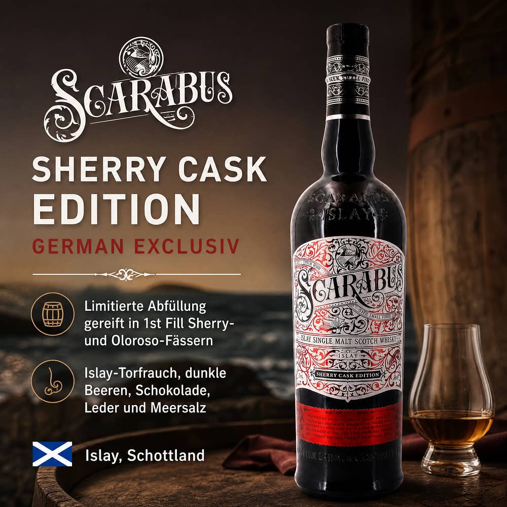 Scarabus Sherry Cask Edition German Exclusiv 0,70 Liter/ 46.0% vol Produktbild