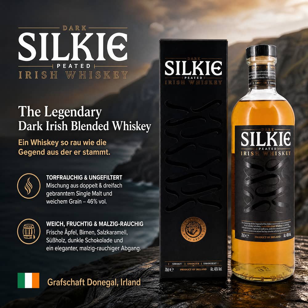 Silkie The Legendary Dark Irish Blended Whiskey 0,70 Liter/ 46.0% vol Produktbild