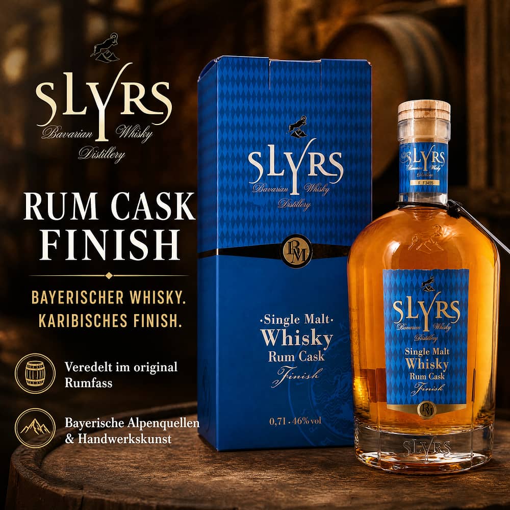 Slyrs Rum Cask finishing 0,70 Liter/ 46.0% vol Produktbild