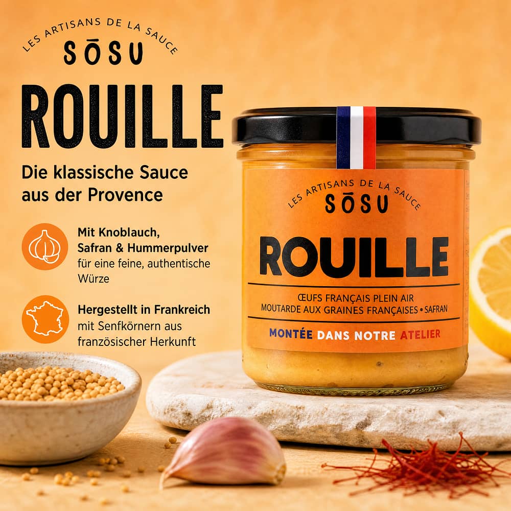 SOSU Rouille-Sauce 0,137 Liter Produktbild