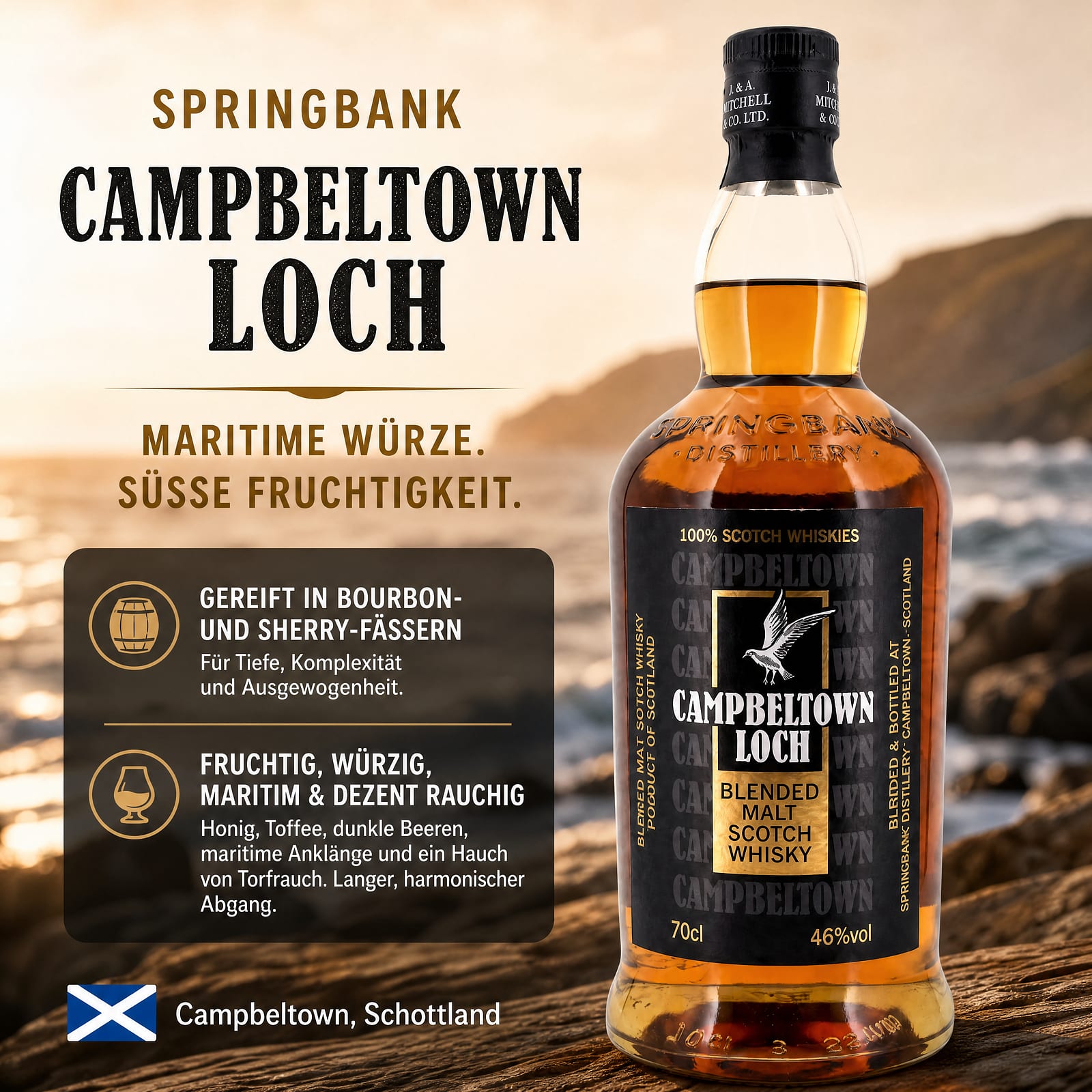 Springbank Campbeltown Loch Blended Malt 0,70 Liter/ 46.0% vol