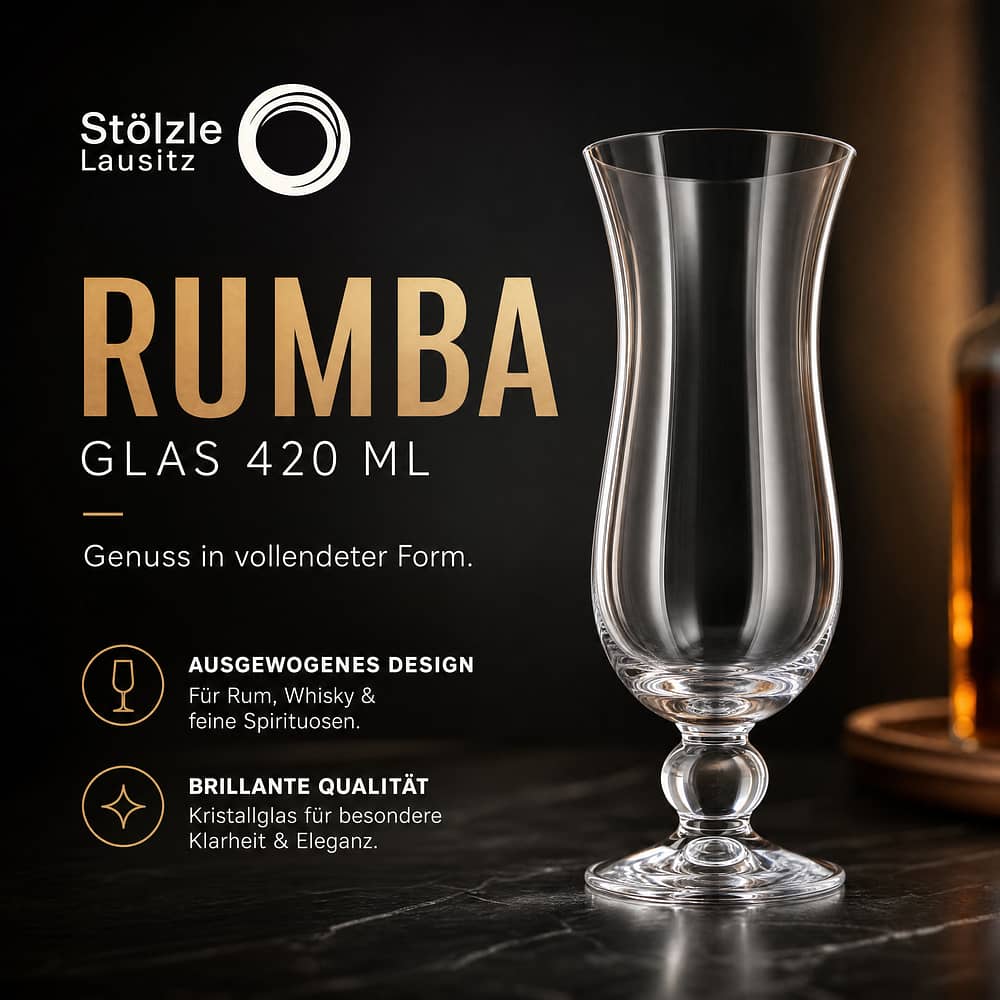 Stölzle Rumba Glas 420 ml 1 Stück Produktbild