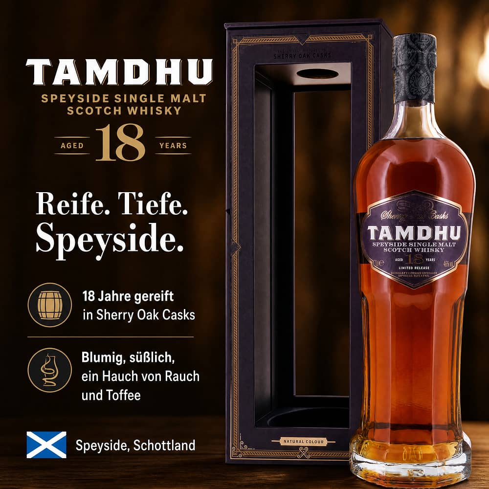 Tamdhu 18 Jahre 0,70 Liter/ 46.8% vol Produktbild