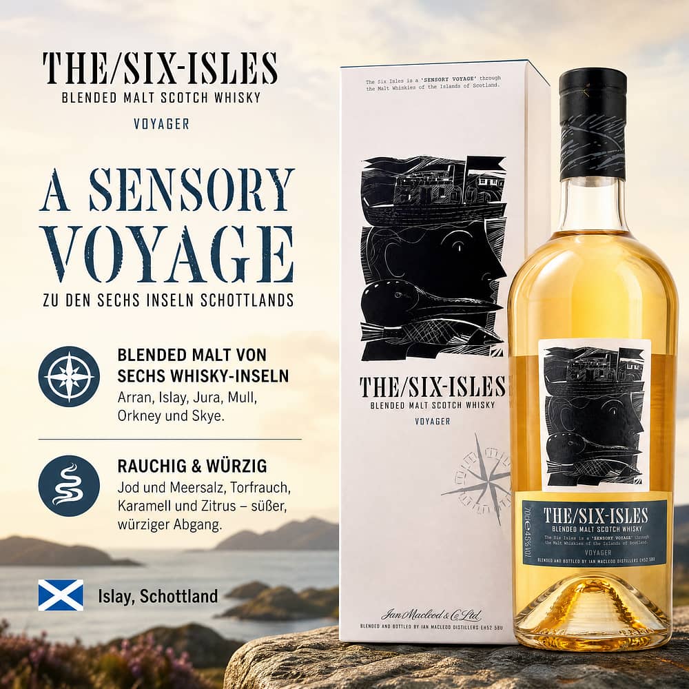 The Six Isles Voyager 0,70 Liter/ 46.0% vol Produktbild