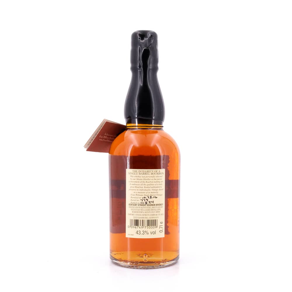 Evan Williams Singel Barrel Jahrgang 2016 0,70 Liter/ 43.3% vol Produktbild