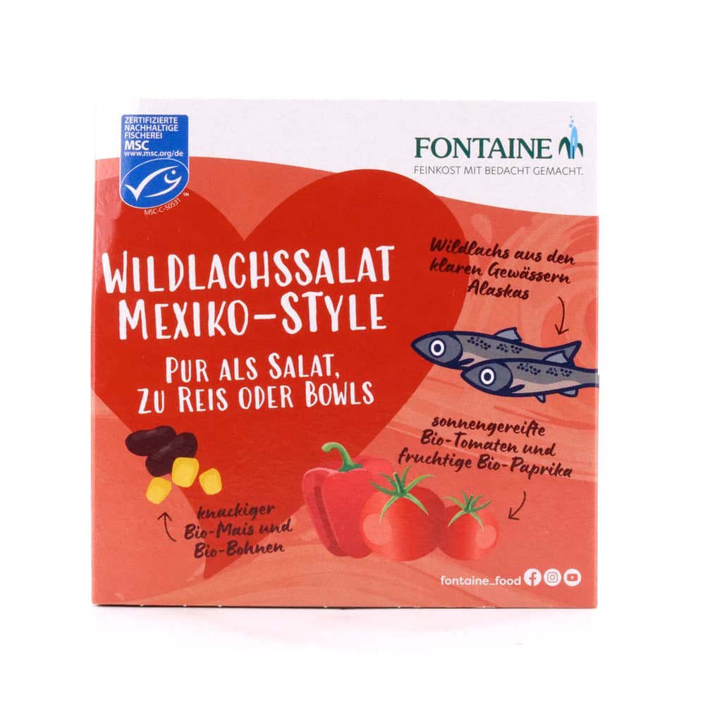 FontaineWildlachs-Salat Mexiko in Bio-Tomatendressing 200 g - Image 3