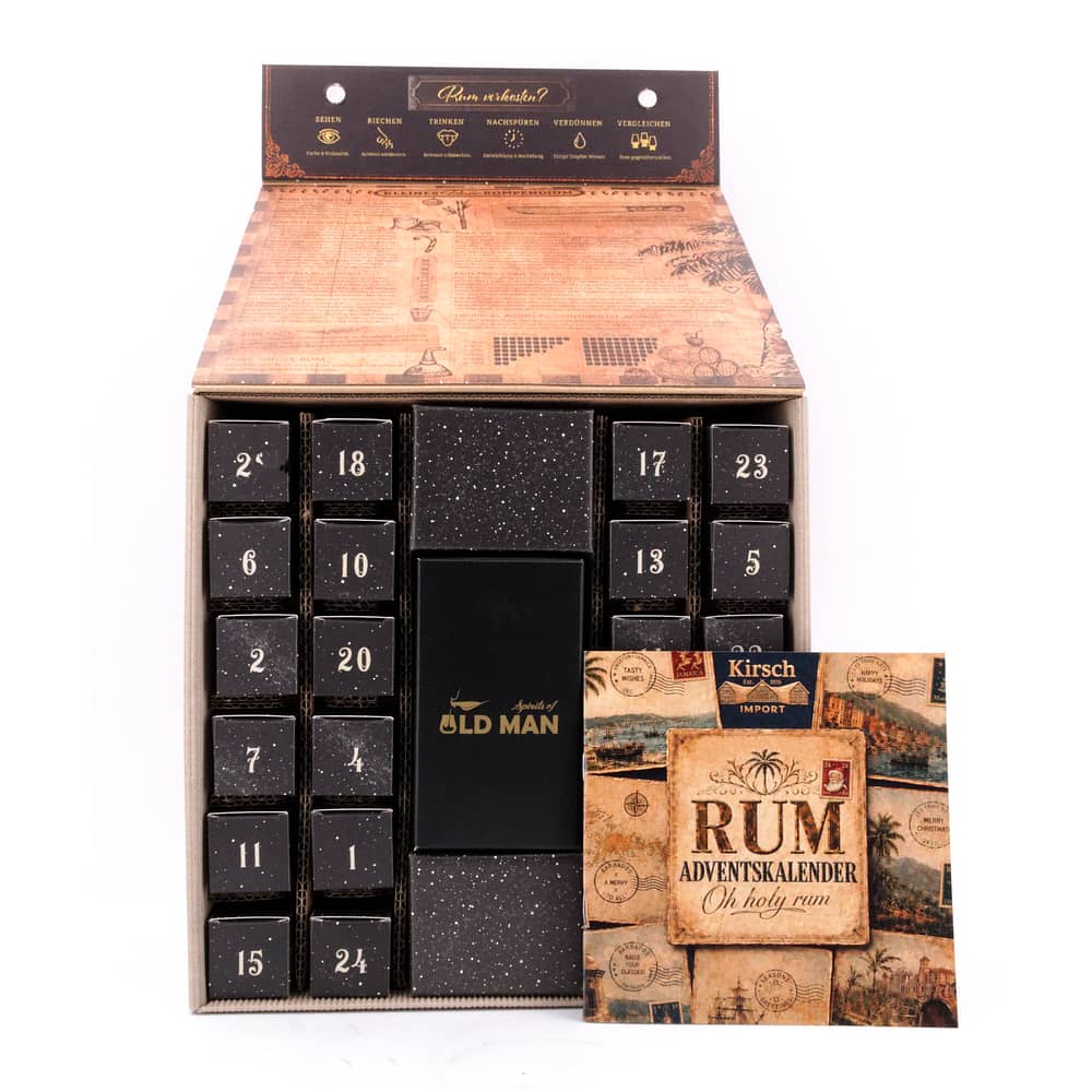 genuba 2026 RUM Adventskalender 24 x 2cl 0,480 Liter/ 44.8% vol Produktbild