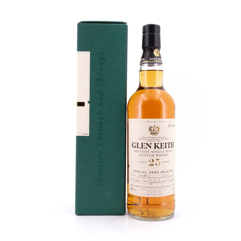 Glen Keith 25 Jahre Special Aged Rellease 0,70 Liter/ 43.0% vol Produktbild