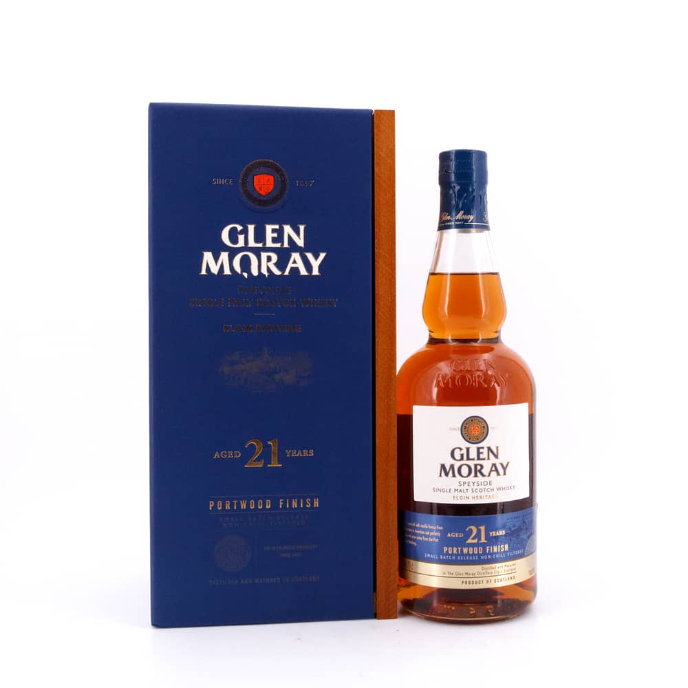 Glen Moray 21 Jahre Port Wood Finish 0,70 L/ 46.3% Vol