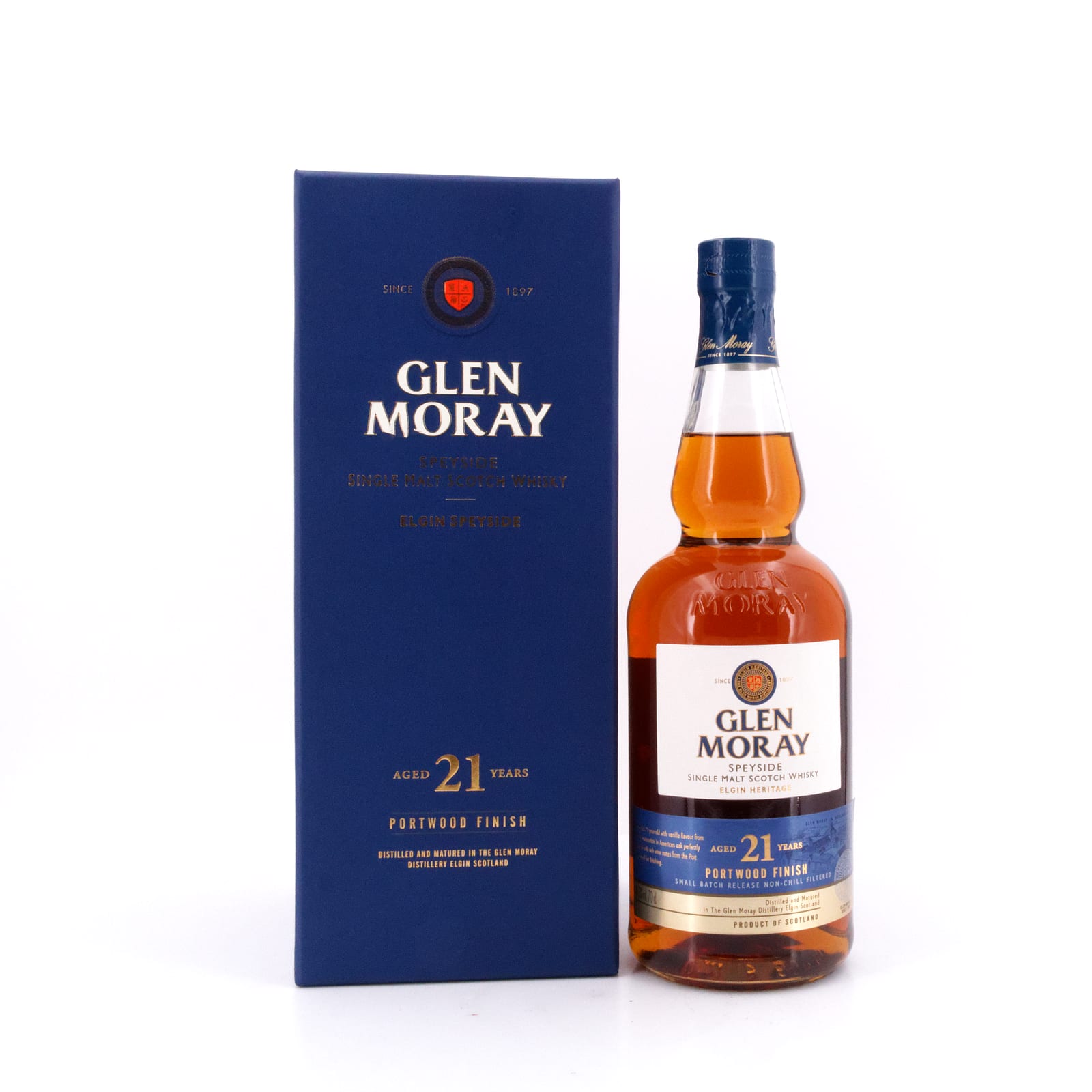 Glen Moray 21 Jahre Port Wood Finish 0,70 Liter/ 46.3% vol