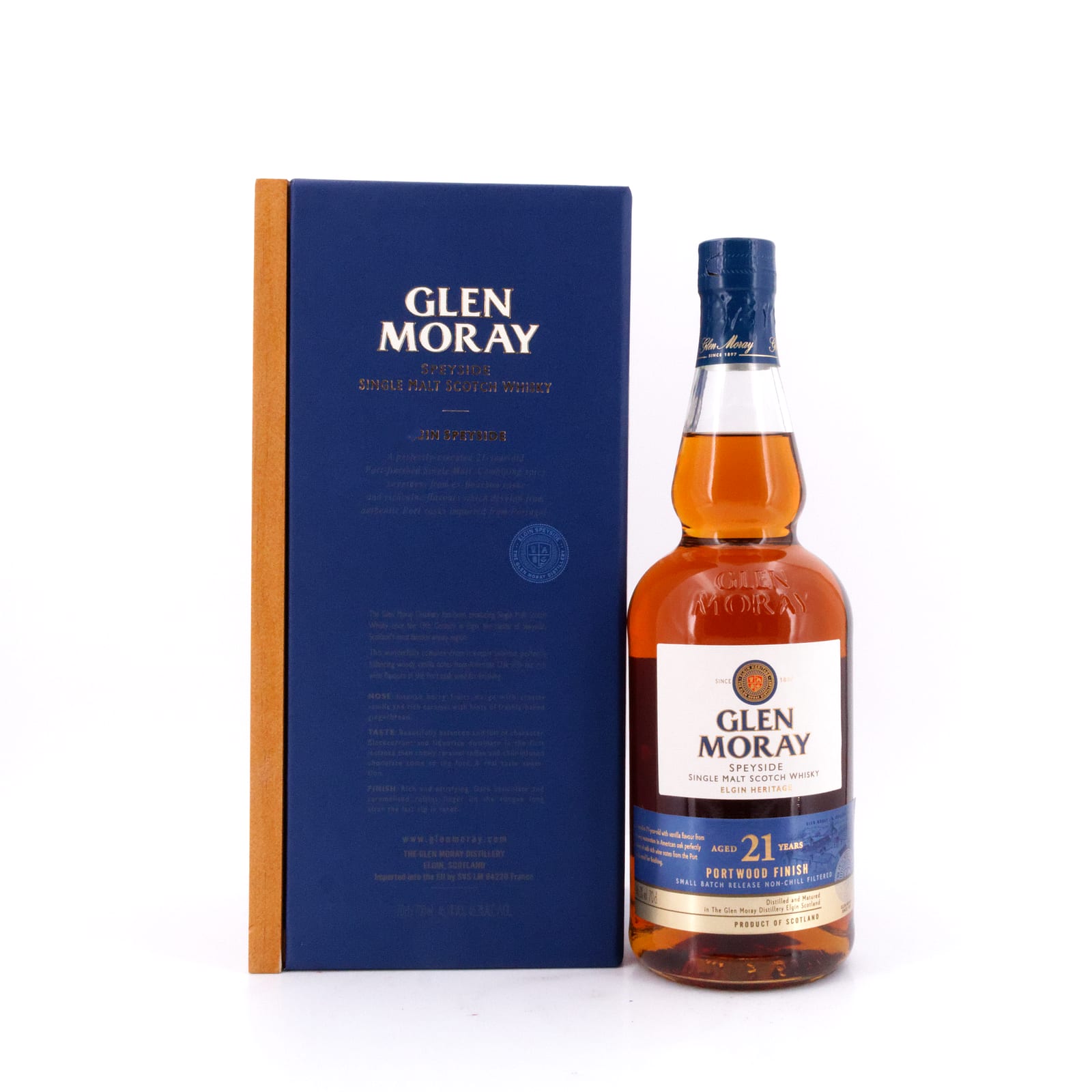 Glen Moray 21 Jahre Port Wood Finish 0,70 Liter/ 46.3% vol
