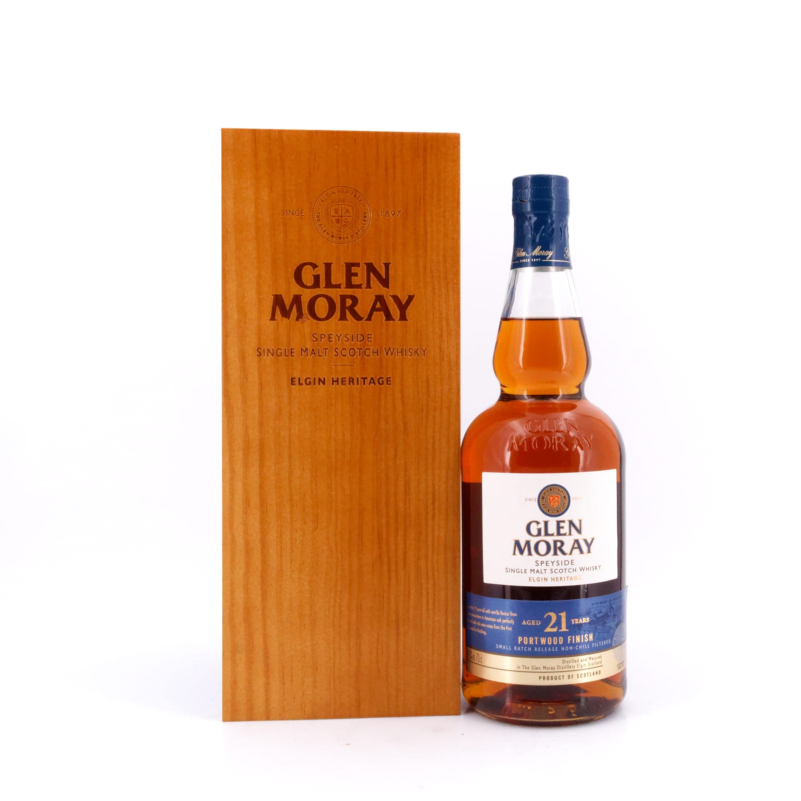 Glen Moray 21 Jahre Port Wood Finish 0,70 Liter/ 46.3% vol