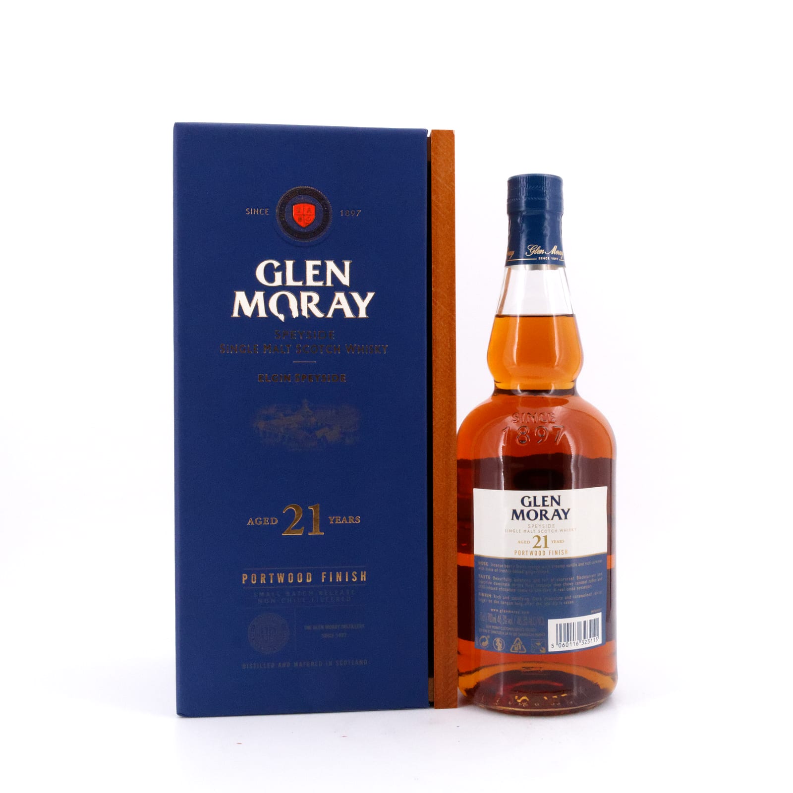 Glen Moray 21 Jahre Port Wood Finish 0,70 Liter/ 46.3% vol