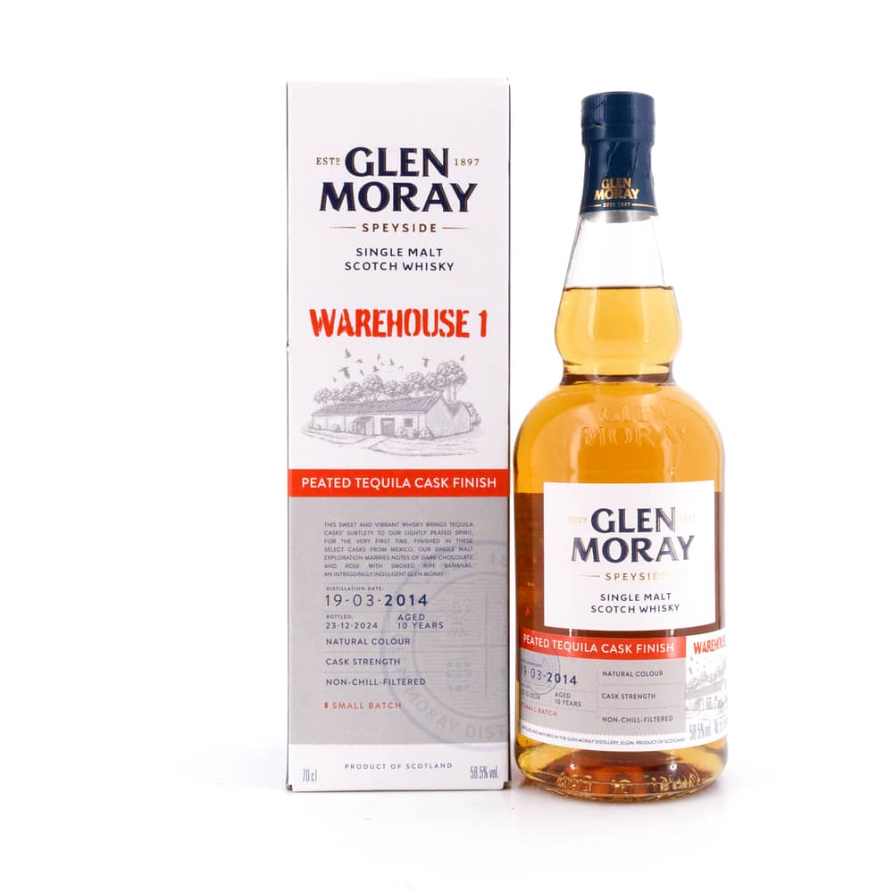 Glen Moray Warehouse 1 2014 Peated Tequila Cask 0,70 L/ 58.5% Vol