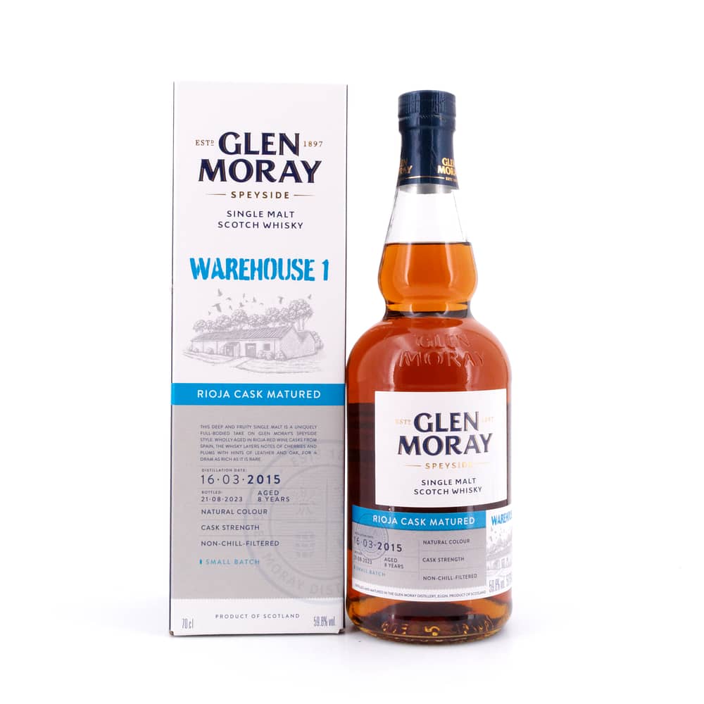 Glen Moray Warehouse 1 2015 Rioja Cask Matured 0,70 L/ 59.8% Vol