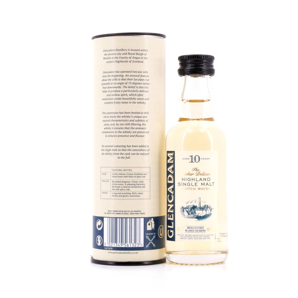 Glencadam 10 Jahre Miniatur 0,050 Liter/ 46.0% vol Produktbild