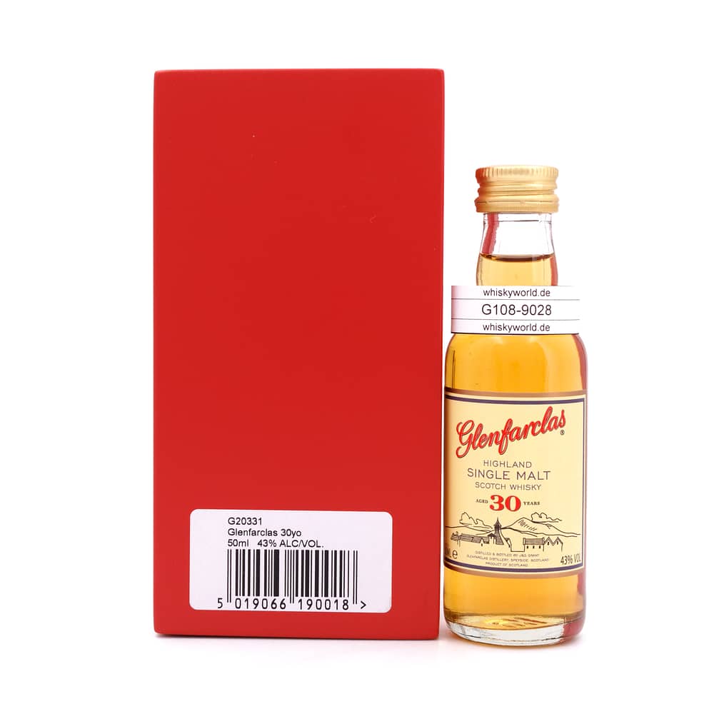 Glenfarclas 30 Jahre Miniatur 0,050 Liter/ 43.0% vol Produktbild