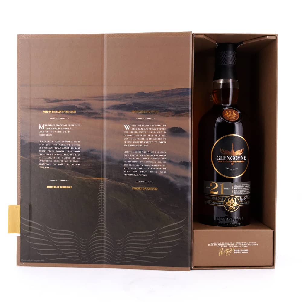 Glengoyne 21 Jahre Sherry matured 0,70 Liter/ 43.0% vol Produktbild