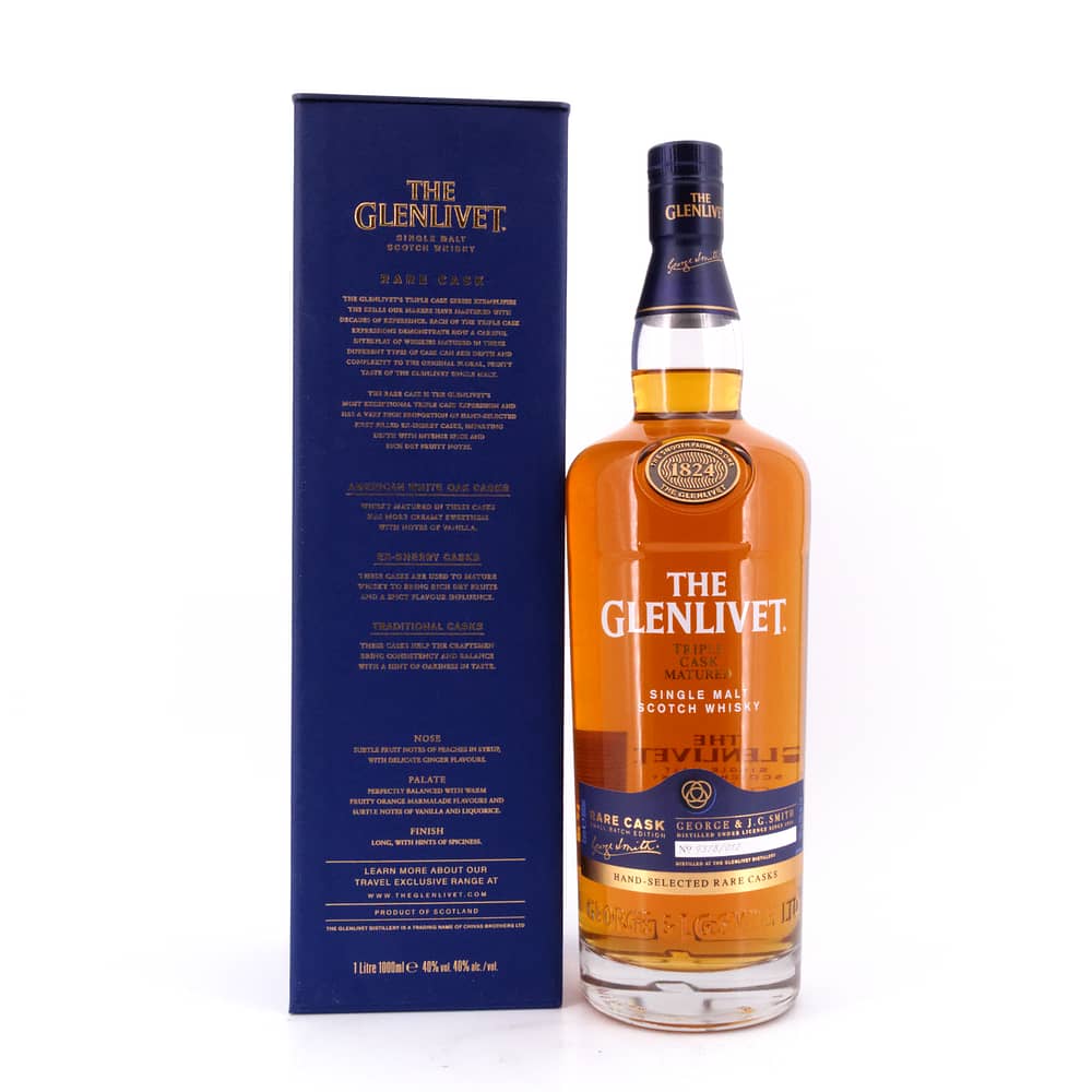Glenlivet Tripple Cask Matured Rare Cask Batch 9378/016 Literflasche 1 Liter/ 40.0% vol Produktbild