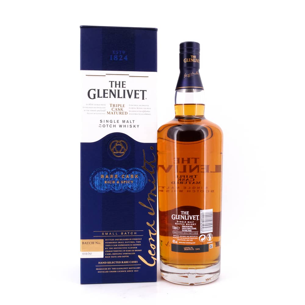 Glenlivet Tripple Cask Matured Rare Cask Batch 9378/016 Literflasche 1 Liter/ 40.0% vol Produktbild