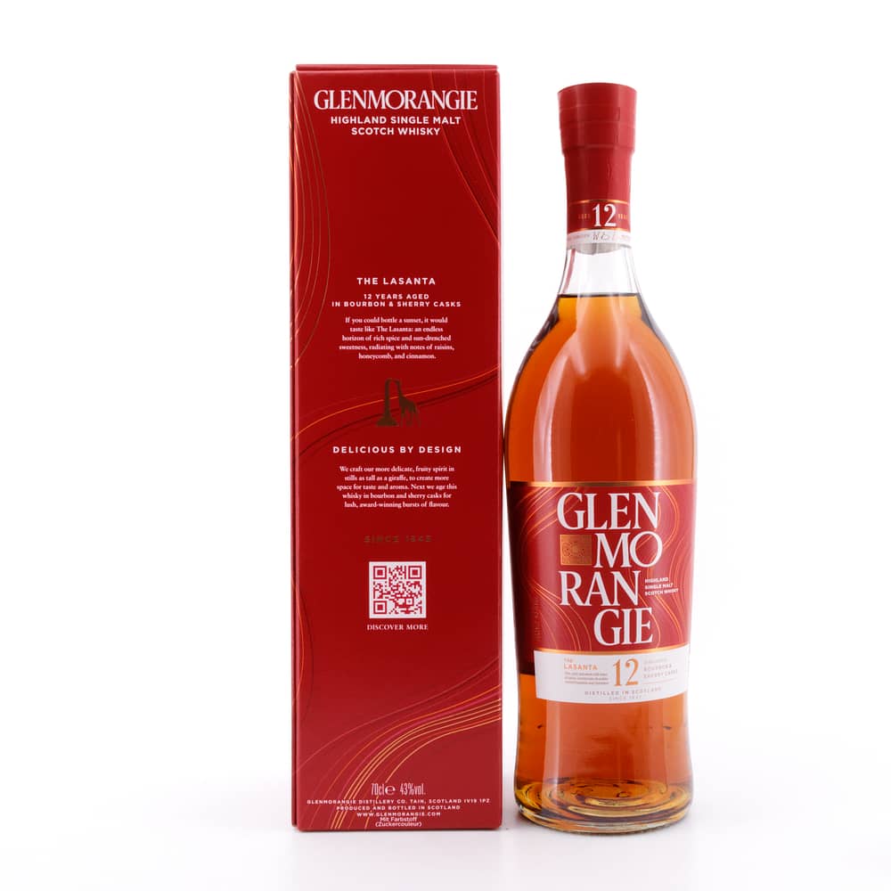Glenmorangie 12 Jahre Lasanta Oloroso Sherry Cask finish 0,70 Liter/ 43.0% vol Produktbild