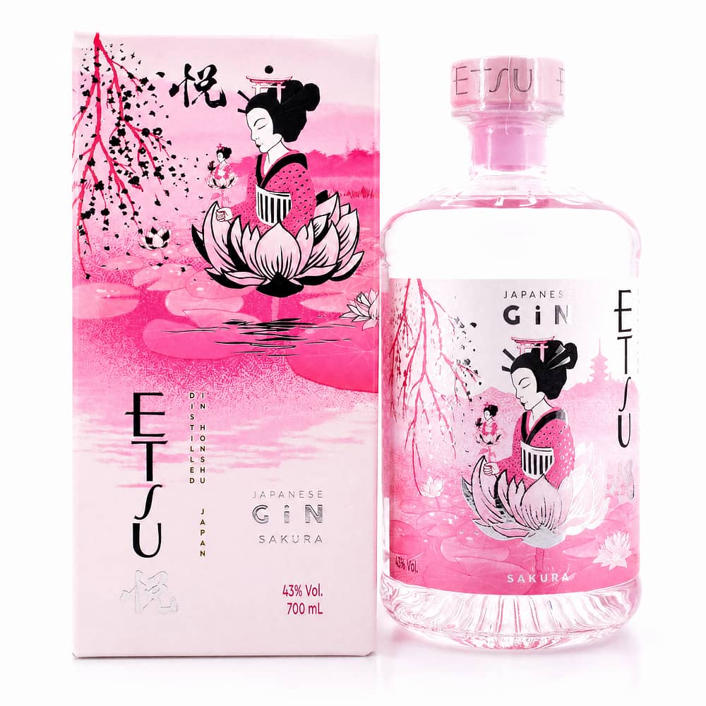 Asahikawa Distillery Etsu Sakura Gin 0,70 Liter/ 43.0% vol Produktbild