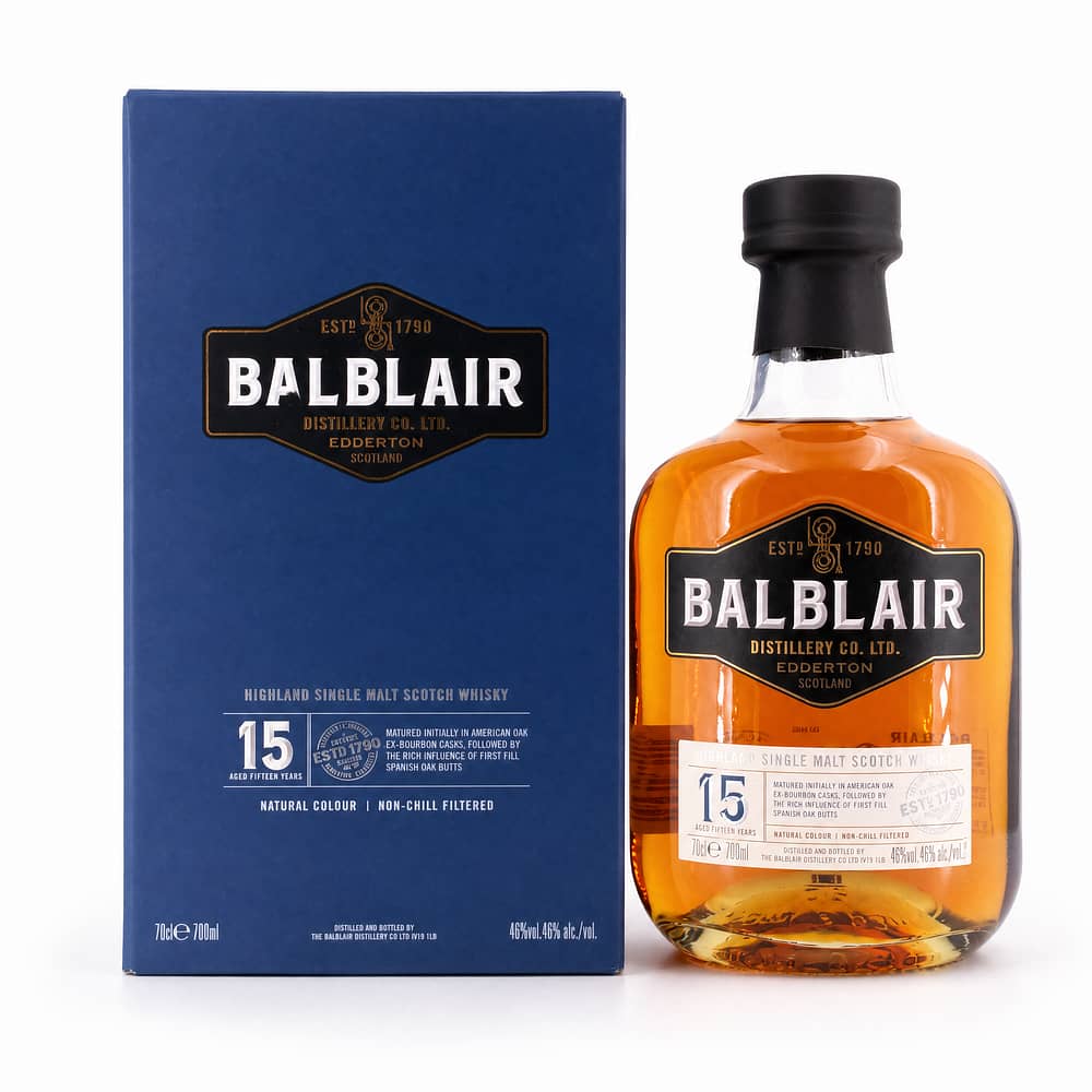 Balblair 15 Jahre 0,70 Liter/ 46.0% vol Produktbild