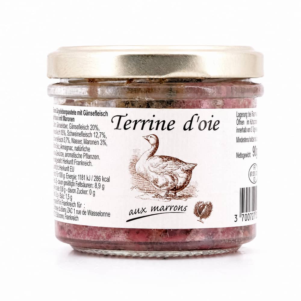 Beauharnais-CARLANT Gänseterrine mit Maronen