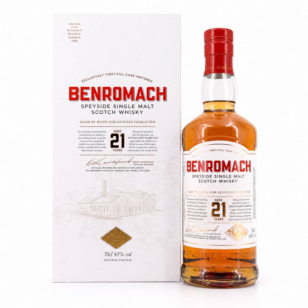 Benromach 21 Jahre 0,70 Liter/ 43.0% vol Produktbild