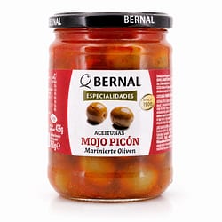 Bernal Grüne Oliven mariniert - Mojo-Picon 436g Glas Produktbild