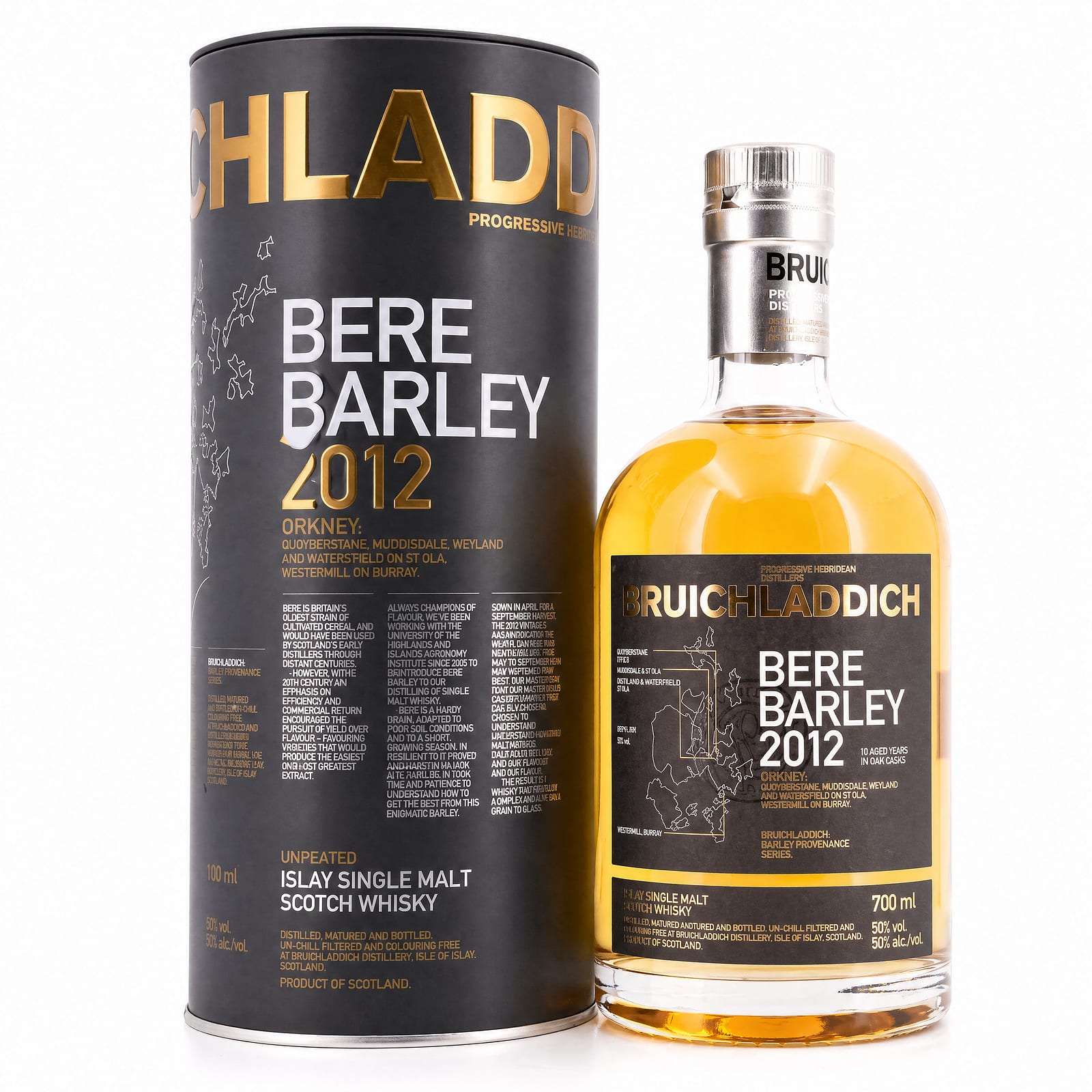 Bruichladdich Bere Barley 2012 0,70 Liter/ 50.0% vol