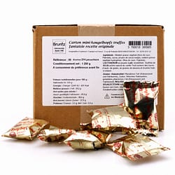 Bruntz Kougelhopfs Kakaokonfekt Mini-Kougelhopf 1250g Packung min. 210 Stck einzeln verpackt Produktbild