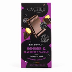 Cachet Dark Chocolate Ginger & Blackberry Ingwer & Brombeergeschmack Produktbild