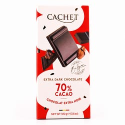 Cachet Extra Dark Chocolate 70% Cacao Produktbild