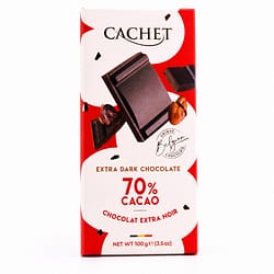 Cachet Extra Dark Chocolate 70% Cacao Produktbild
