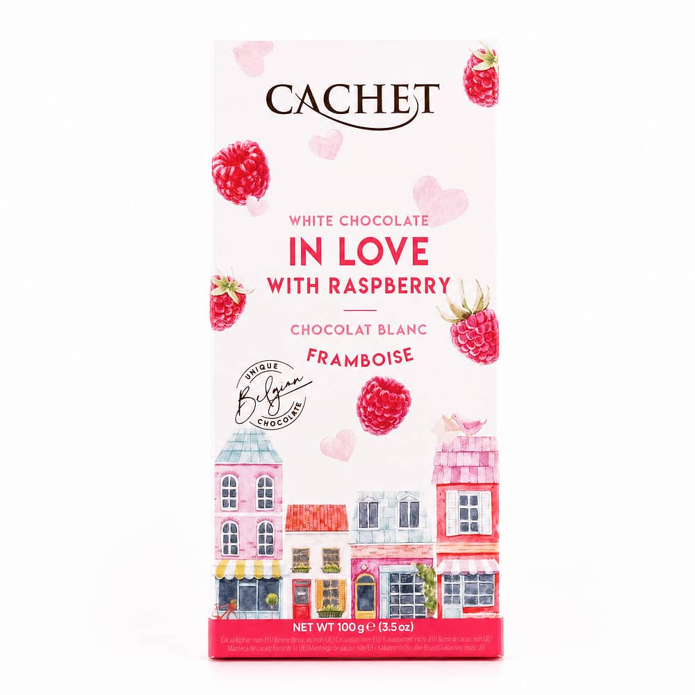 Cachet In Love With Raspberry Weiße Schokolade mit Himbeere