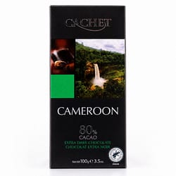 Cachet Zartbitterschokolade Cameroon 80% Cacao Produktbild