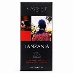 Cachet Zartbitterschokolade Tanzania 72% Cacao Produktbild