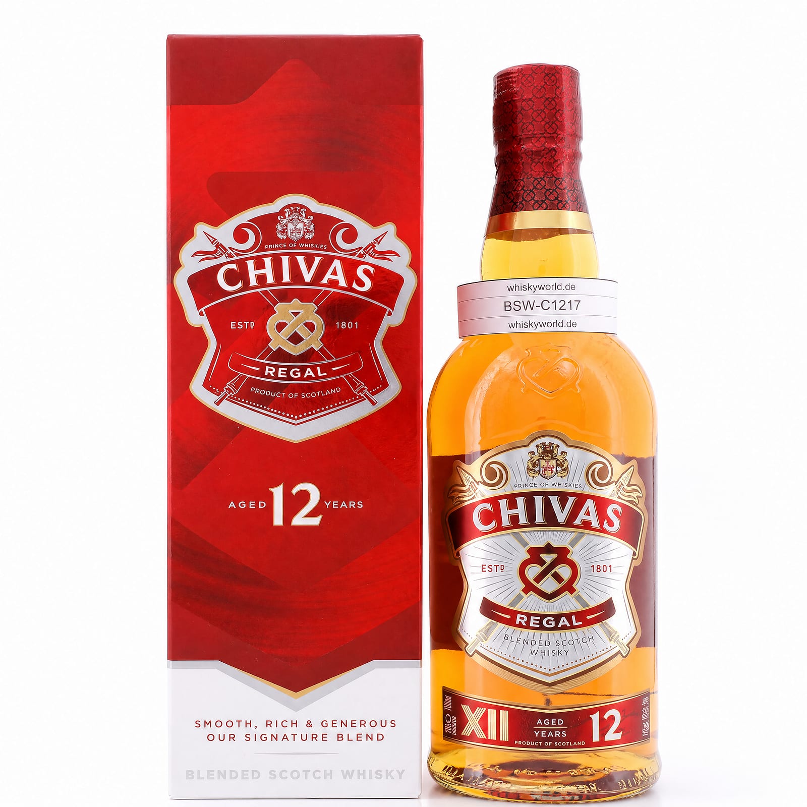 Chivas Brothers 12 Jahre neues Design 0,70 Liter/ 40.0% vol