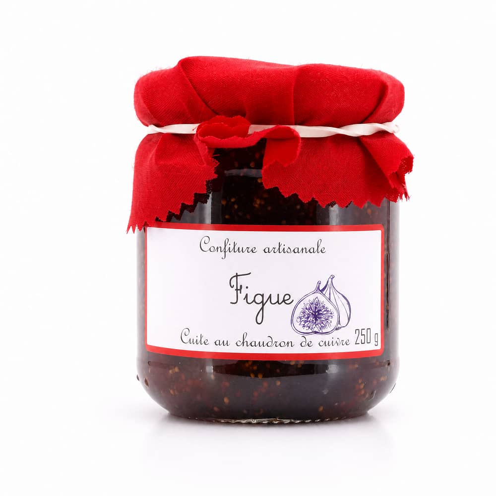 Confiture artisanale Figue Feigen-Konfitüre gekocht im Kupferkessel 250 Gramm Produktbild