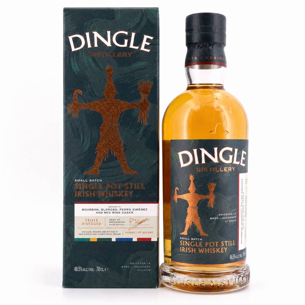 Dingle Single Pot Still Irish Whiskey Bourbon, Oloroso Sherry, PX Sherry & Red Wine Casks
