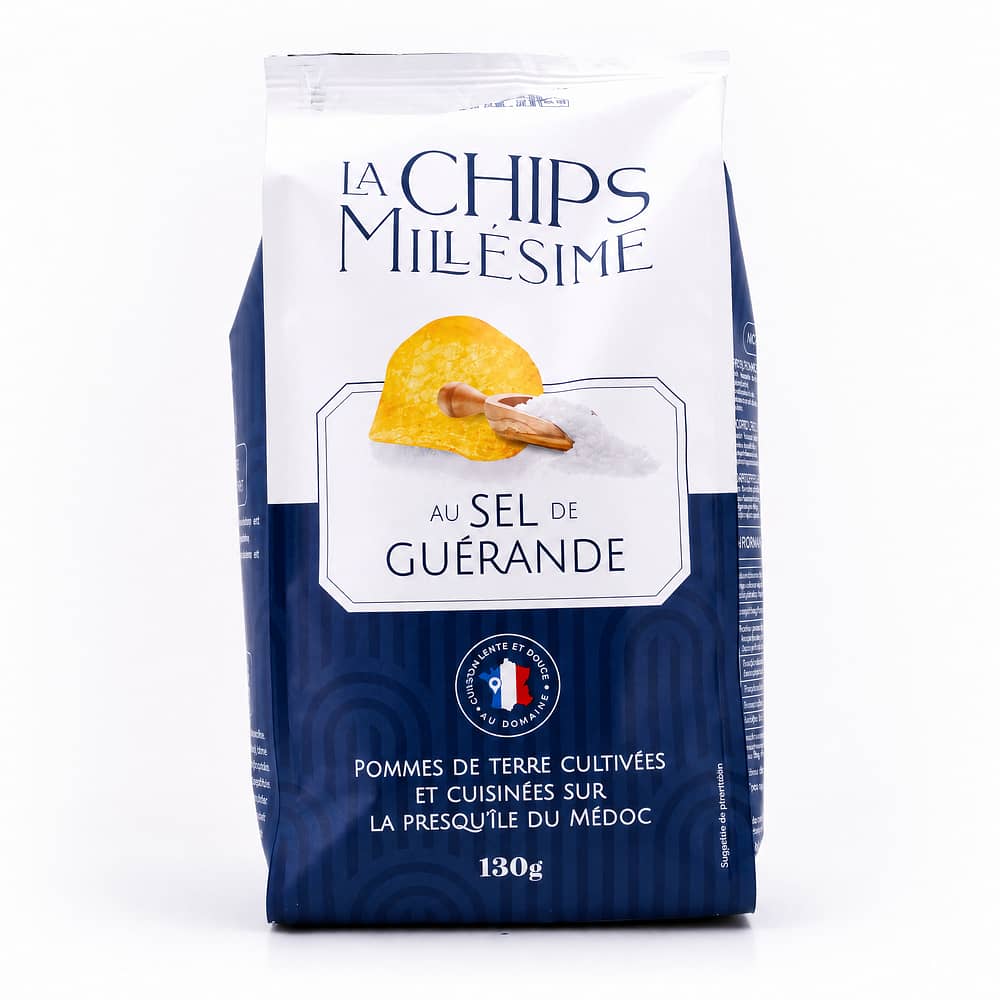Domaine de la Croustille La Chips Millésime au Sel de Guérande Kartoffelchips mit Salz aus Guérande 130 Gramm Produktbild