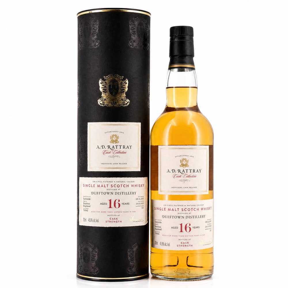 A.D. Rattray Craigellachie 16 Jahre Cask Strength Bourbon Hogshead #20 PX Sherry Finish