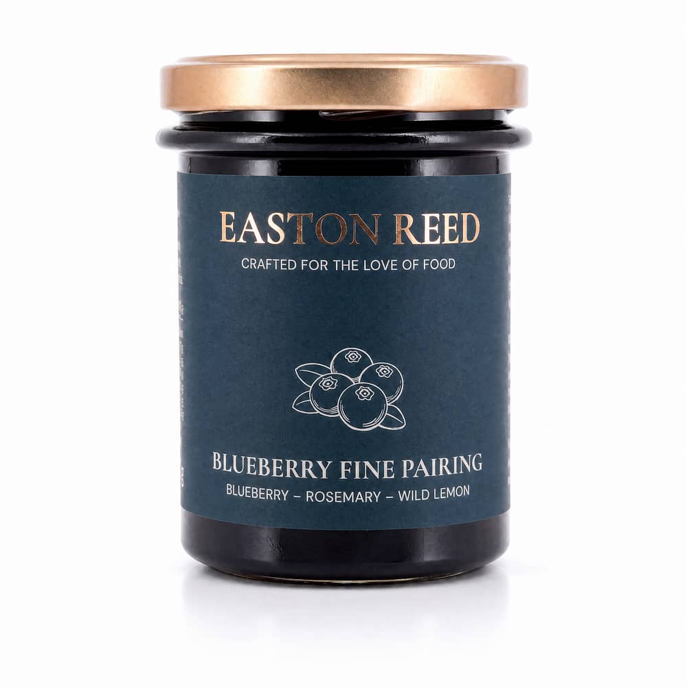 EASTON REED Blueberry Fine Pairing Blaubeeren-Chutney mit Rosmarin & Zitrone