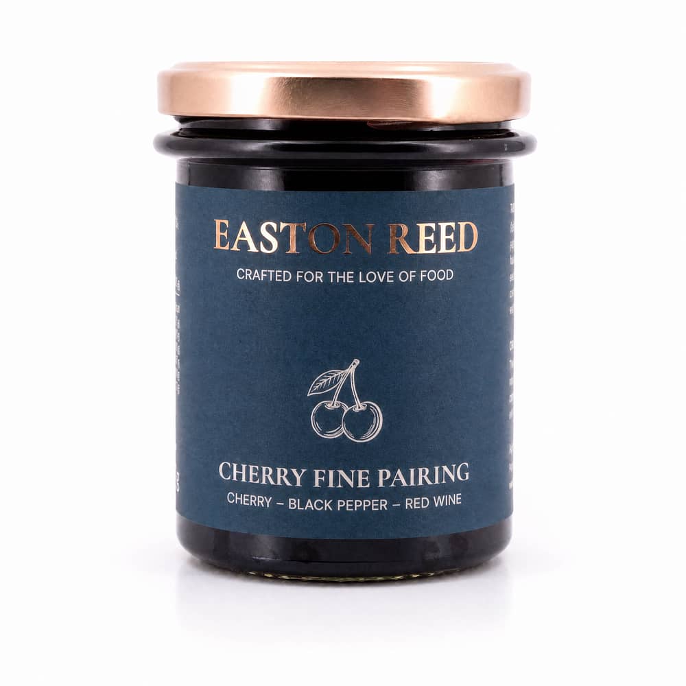 EASTON REED Cherry Fine Pairing Kirsch-Chutney mit schwarzer Pfeffer & Rotwein
